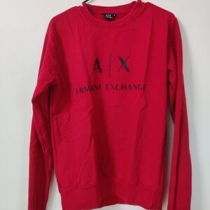 Armani Exchange Red Sweatshirt